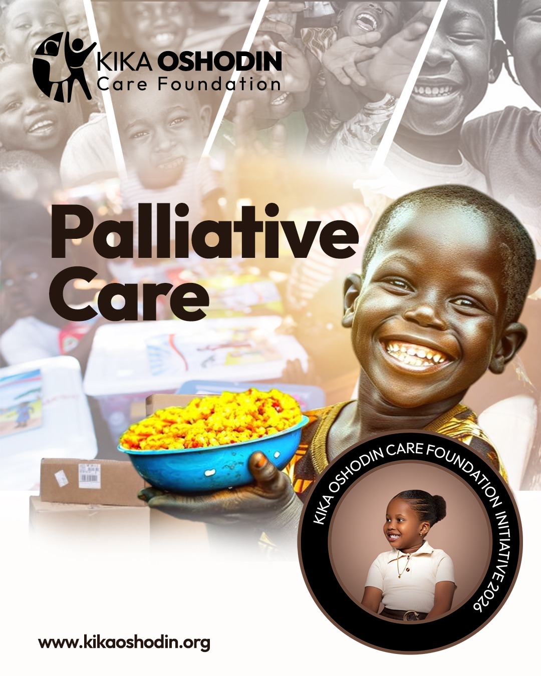 Kika Oshodin with community